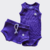 CONJUNTO BODY CANELADO REGATA E SHORT ROXO BEBE CHEFINHO