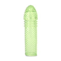 CAPA PENIANA SILICONE FOSFORESCENTE 15CM BRILHA NO ESCURO - comprar online