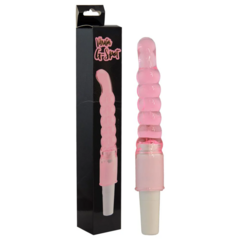 VIBRADOR ESCALONADO EM JELLY 21,5 X 3 CM