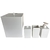 Kit Banheiro Quadratta Grey - comprar online