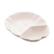 Prato Folha Decorativa de Cerâmica Banana Leaf Branco - 4518 - comprar online