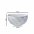 Bowl Off White Zima 540 ml - comprar online