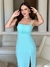 VESTIDO LONGO CREPE GIOVANA TIFFANY na internet