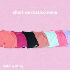 6 Remeras de nena + 6 shorts de nena rústicos lisos 29.900$ en internet