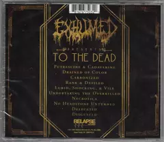 Exhumed - To The Dead Cd en internet