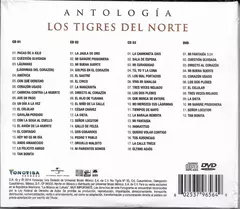 Los Tigres Del Norte Antología 3 Cd´s + DVD Digisleeve en internet