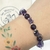 PULSERA DE AMATISTA (escallas y esfera) - comprar online