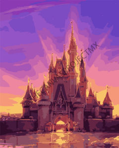 CASTILLO DISNEY EN ATARDECER - comprar en línea