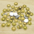 Chaton Redondo Pet Glamour G 16mm x 16mm 50und - Borda Dourada - Elastic Toque de Fada