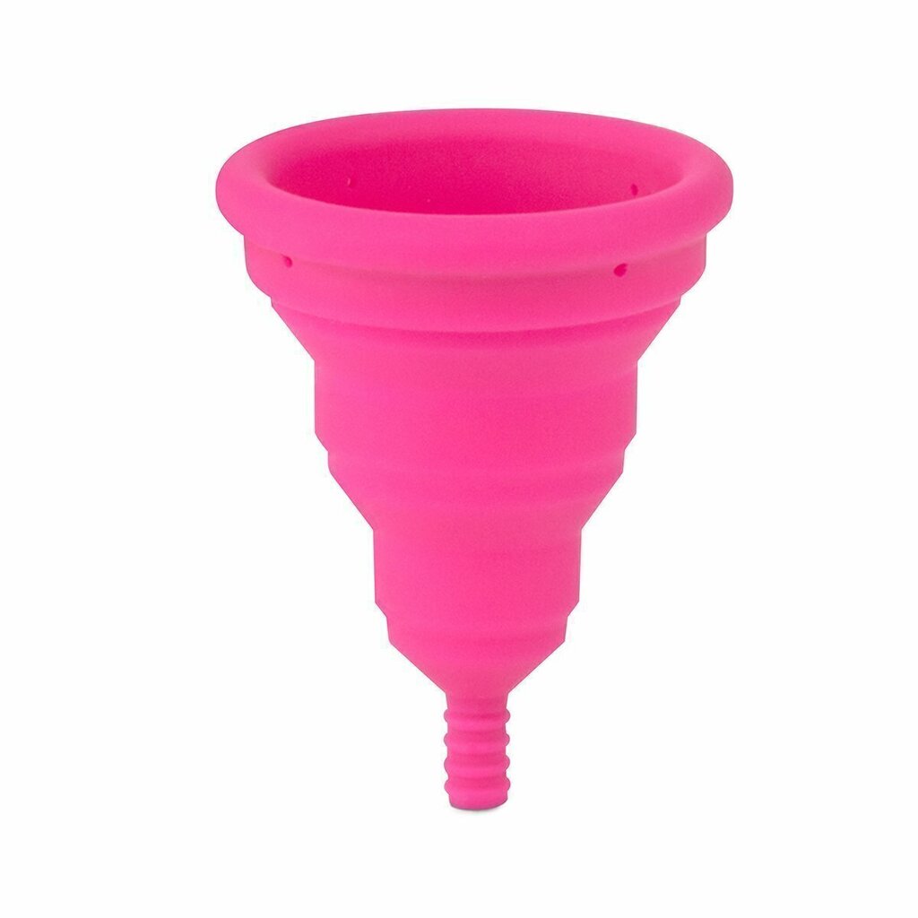 Copa menstrual Plegable con aplicador disco menstrual + esterilizador copa  menstrual de Silicona Lavable Dura 12 Horas 25-30ml Ideal Para