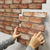 12 peças tijolo adesivo de parede auto-adesivo