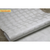 Papel De Parede Adesivo 3d Geométrico 3mx61cm Prata Com Branco Texturizado