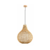 Pendente Ôtaki Ø40cm x 47cm Rattan e Madeira Natural - Skylight SKY-4072