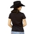 T-shirt Feminina Thankfield Preta Com Detalhes Em Rosa na internet