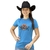 T-shirt Feminina Thankfield Azul Com Estampa 003