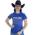 Camiseta Feiminina Texas Farm Azul Royal CF212