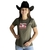 T-shirt Feminina Thankfield Verde Militar 01166