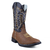 Bota Made in Lida Barriga Avestruz Marrom e Preta 03 6963 - brasilcowboy