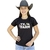 T-shirt Feminina Texas Farm Preto CF268
