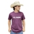 Camiseta Masculina Texas Farm Verde Roxo CM354