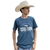 Camiseta Masculina Texas Farm Azul Petroleo