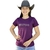 T-shirt Feminina Texas Farm Roxo CF267