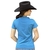 T-shirt Feminina Thankfield Azul Com Estampa 003 na internet