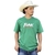 Camiseta Masculina Thankfield Verde Com Detakhes 2964