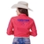 Camisa Texas Farm Feminina Bordada Vermelha CP007 na internet