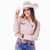 Camisa Texas Farm Feminina Com Bordados Rosa Claro CAP007