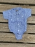 Body Camisa Baby Mini Farm M/C Azul