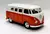 AUTO WELLY 1.34 VW T1 BUS 1963 ROJO Y BLANCO