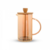 CAFETERA VIDRIO DORADO CON TAPA BAMBOO 800ML (COR5585)