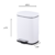 CESTO RECTANGULAR ACERO INOX 5L BLANCO (ULP1171) - comprar online