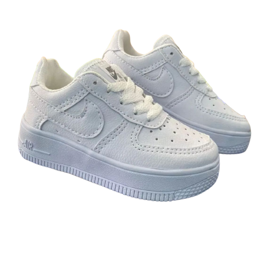 Tênis da nike branco hot sale infantil