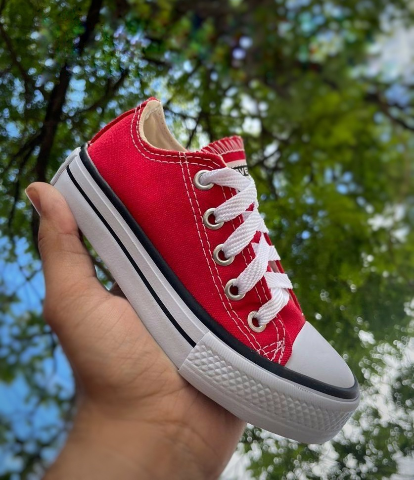 All star infantil vermelho 2025