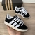 Tênis Adidas Campus Preto e Branco Infantil