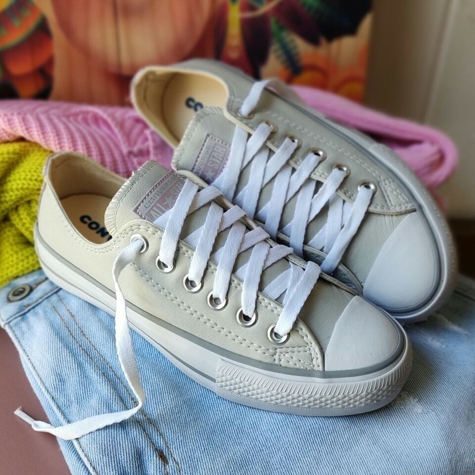Tenis All Star Courino Cinza Espa o Femalle