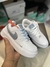 Tênis Nike Premium Branco Azul com Prata na internet