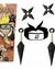 Set Kit Naruto Sasuke Espada Katana Kunai Vincha Shuriken Ku