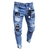 Imagem do Calça Jeans Casual Masculino Com Patch