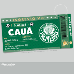 Convite Ingresso Palmeiras Digital