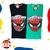 Remera con luces Spiderman (letras)