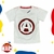 Remera con lentejuelas Avengers