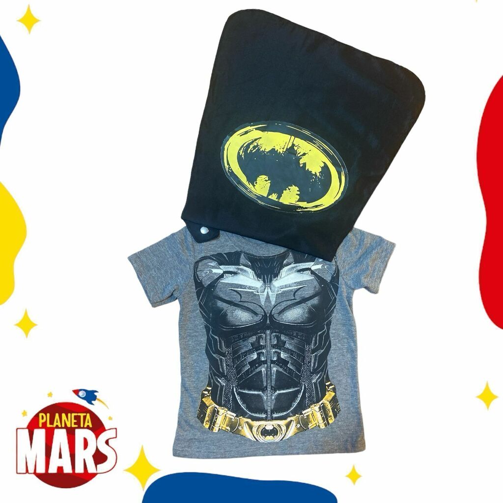 Remera de batman con capa hotsell