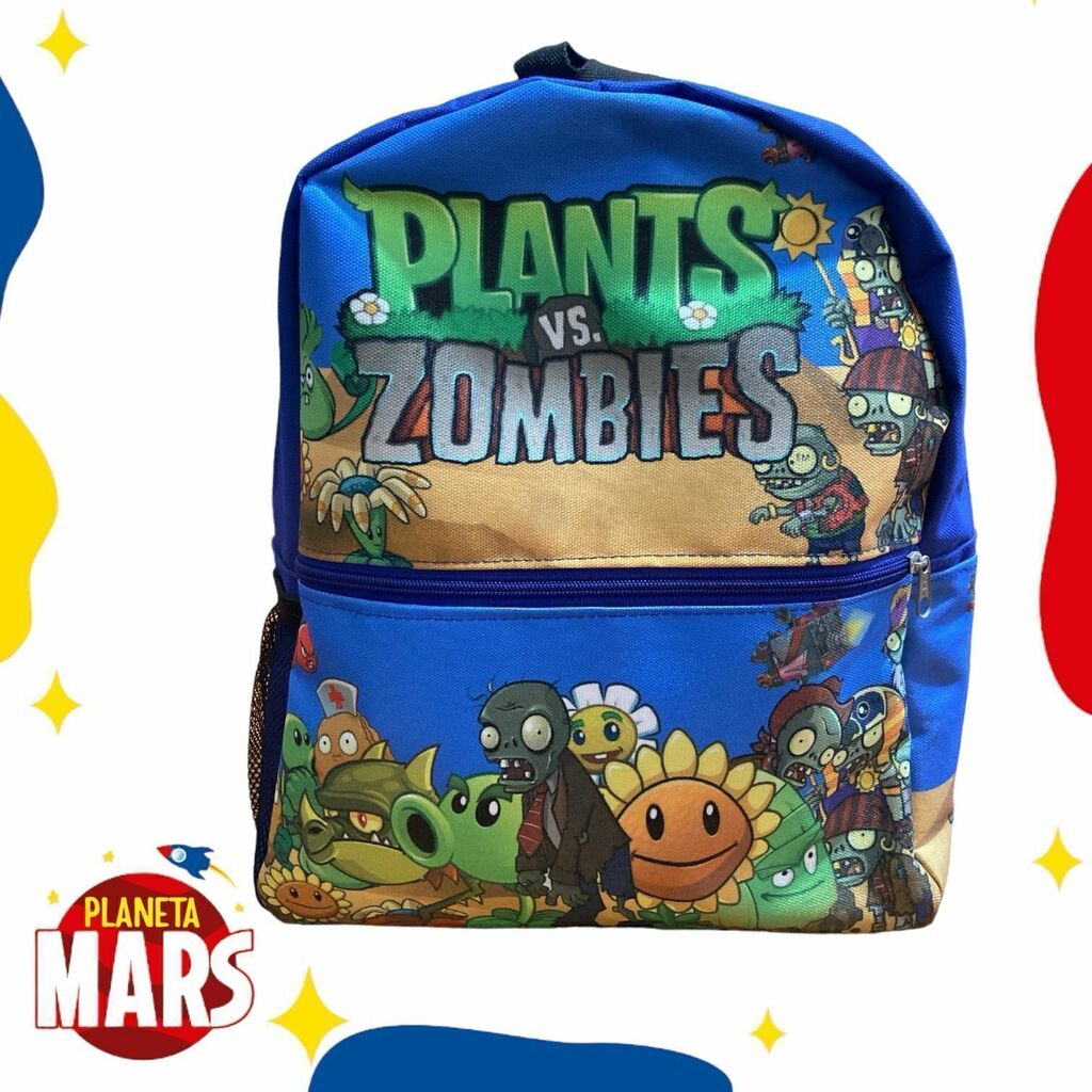 Mochila sublimada Plantas vs Zombies Planeta Mars