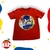 Remera con luces Sonic (letras)