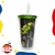 Vaso con sorbete Hulk