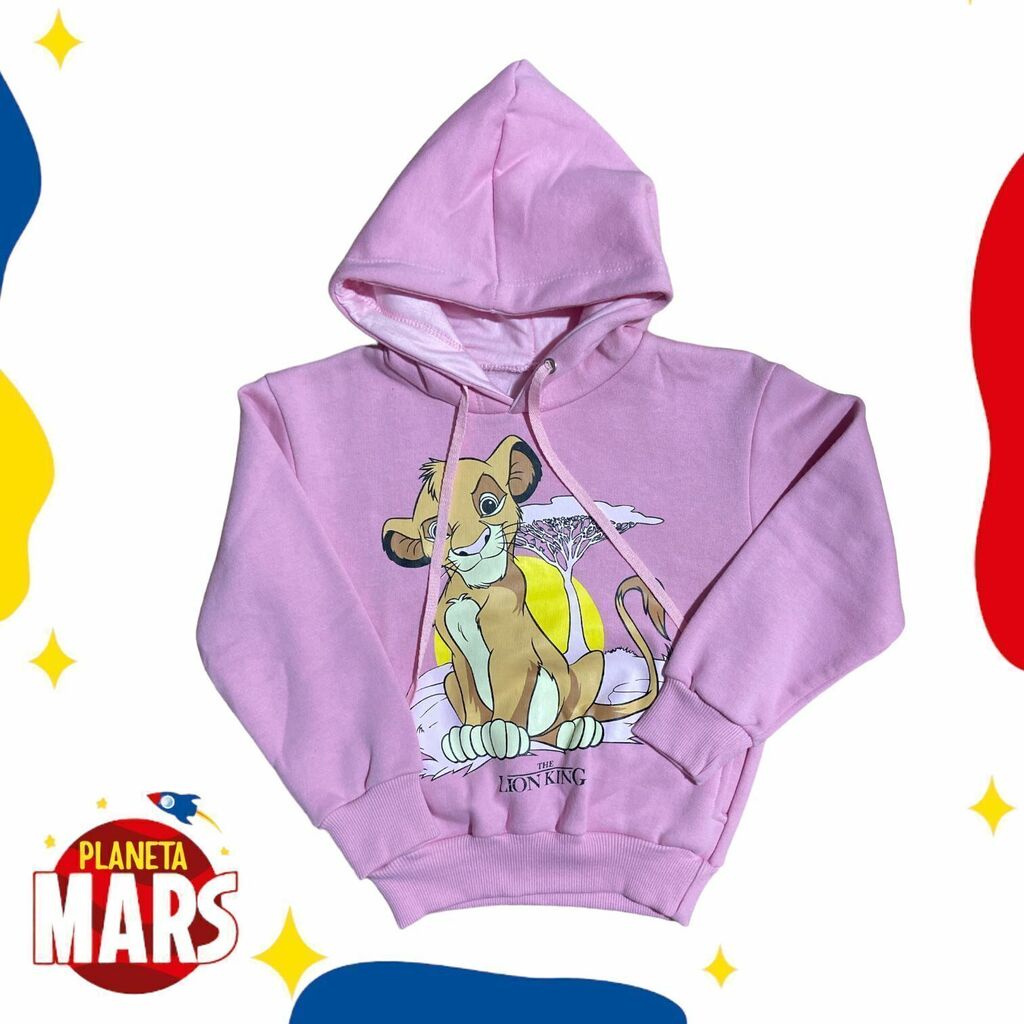 Buzo con capucha Simba Rey Leon Planeta Mars