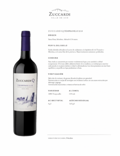 Vino Zuccardi Q Tempranillo 2018 - comprar online